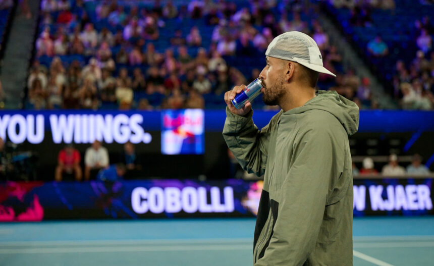 Nick Kyrgios durante il Red Bull Bassline 2026