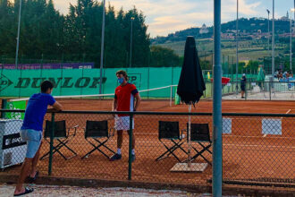 Carlos Alcaraz e Juan Carlos Ferrero - Todi 2020 - Foto Spazio Tennis