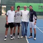 Da sinistra: Mattia Bellucci, Moez Echargui, Fabio Chiappini e Marco Brigo