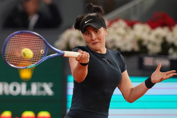 Bianca Andreescu al WTA 1000 di Madrid 2026
