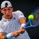 Francesco Maestrelli nell torneo dell'Australian Open 2026