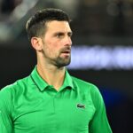 Novak Djokovic all'Australian Open 2026