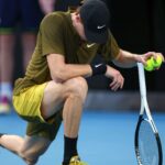 Jannik Sinner durante l'Australian Open 2026
