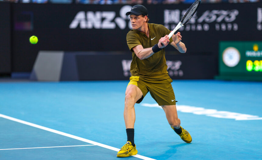 Jannik Sinner all'Australian Open 2026
