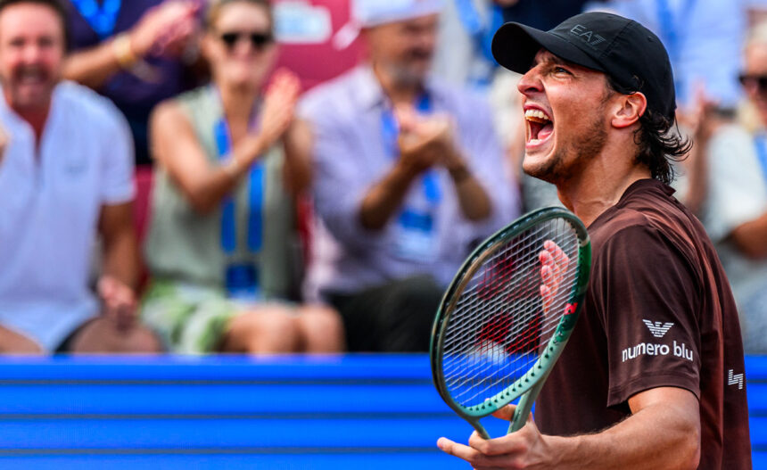 Luciano Darderi a Bastad nel 2025