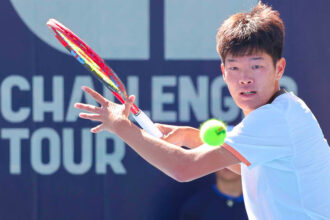 Il tennista americano Michael Zheng