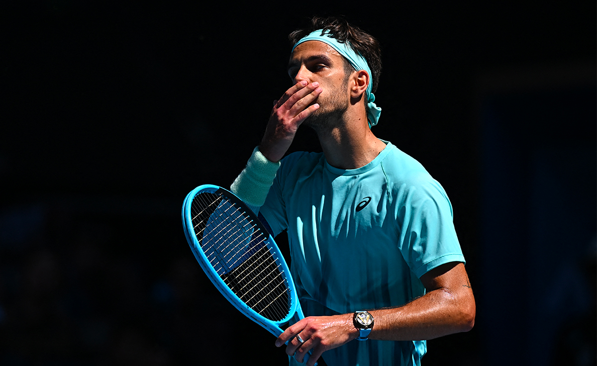 Lorenzo Musetti all'Australian Open 2026