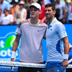Jannik Sinner e Novak Djokovic a Melbourne nel 2024
