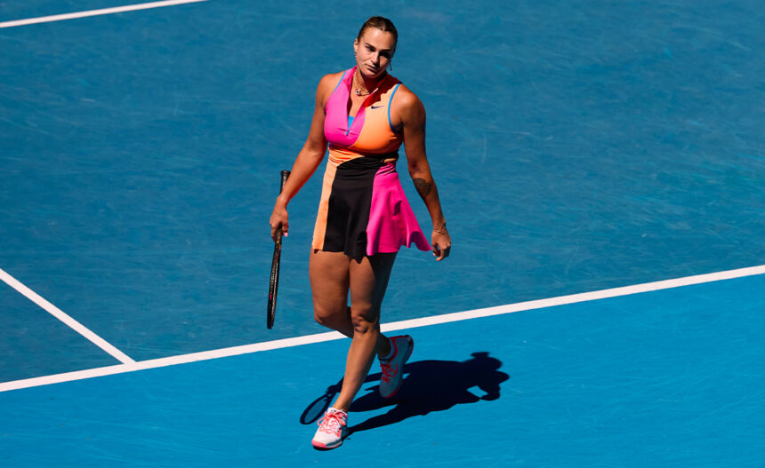 Aryna Sabalenka a Melbourne nel 2026