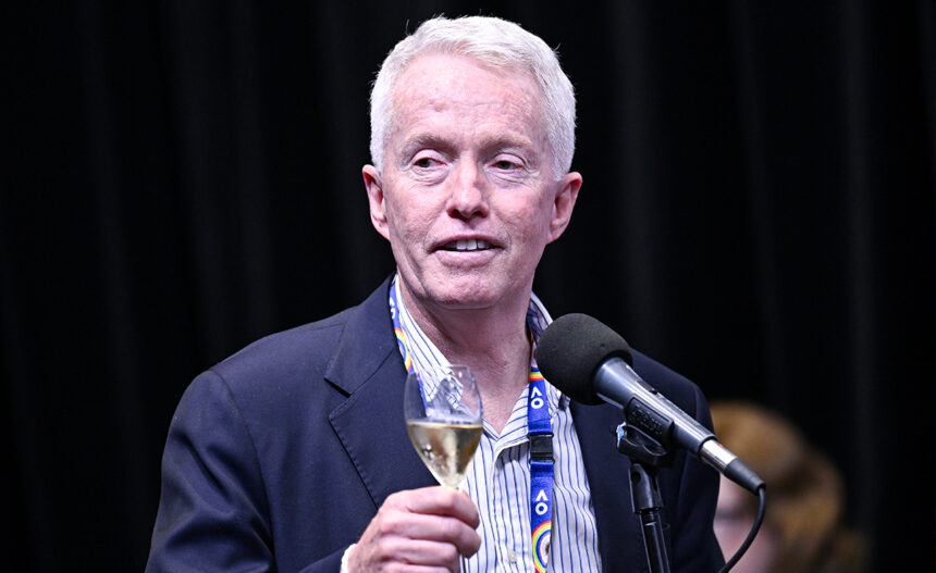 Craig Tiley a Melbourne nel 2024