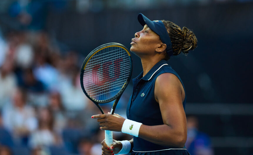 Serena Williams sconfitta al primo turno dell'Australian Open 2026