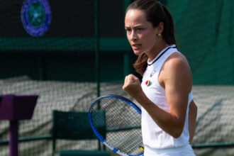 Zeynep Sönmez durante Wimbledon 2024