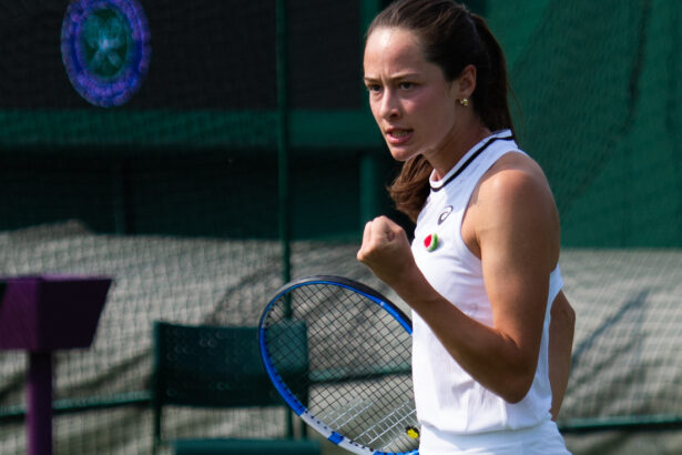 Zeynep Sönmez durante Wimbledon 2024
