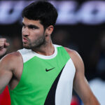 Carlos Alcaraz a Melbourne nel 2026