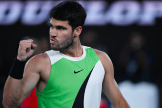 Carlos Alcaraz a Melbourne nel 2026