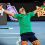 Novak Djokovic all'Australian Open 2026