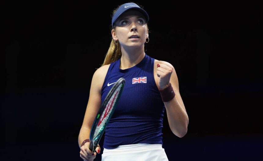 Katie Boulter in Billie Jean King Cup 2025