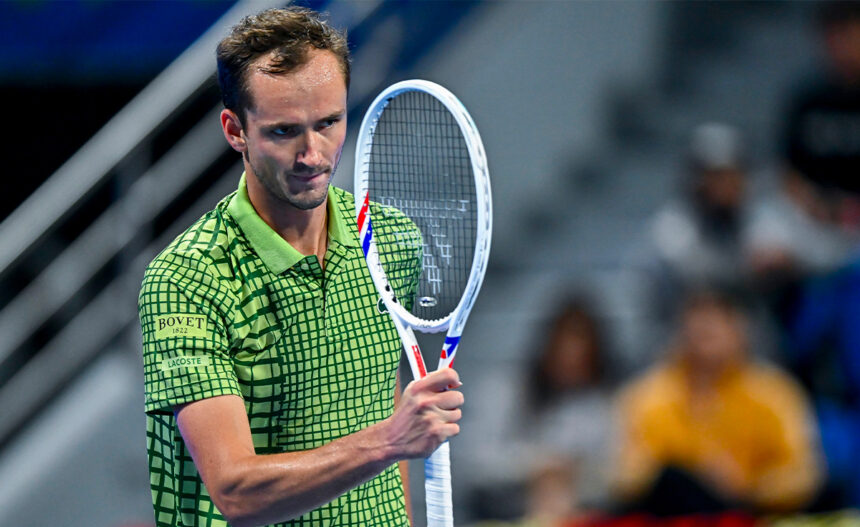 Daniil Medvedev all'ATP 500 di Doha