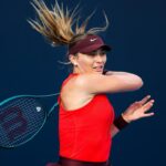 La tennista spagnola Paula Badosa al China Open