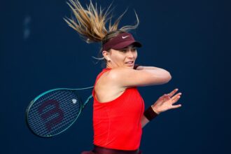 La tennista spagnola Paula Badosa al China Open