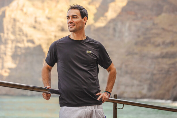 Fabio Fognini in barca a Tenerife