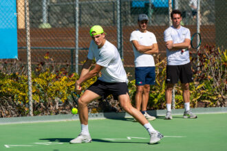 Jacopo Vasamì in allenamento a Tenerife