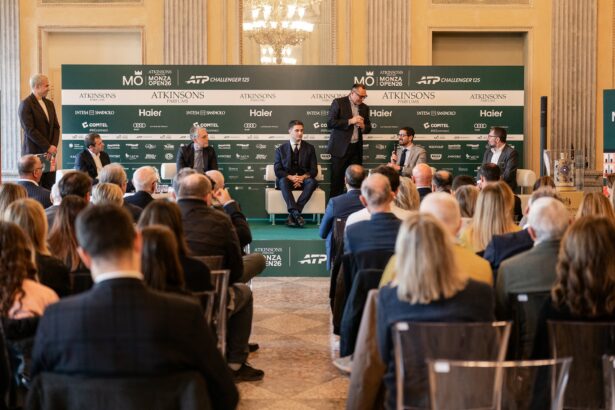 Presentato l’Atkinsons Monza Open 26, torneo ATP Challenger 125 in programma dal 5 al 12 aprile al Villa Reale Tennis (foto Luigi Leonardi)