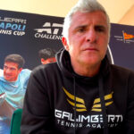 Giorgio Galimberti durante l'intervista a Spazio Tennis