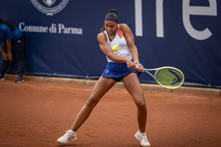 Jennifer Ruggeri impegnata nel torneo di Parma