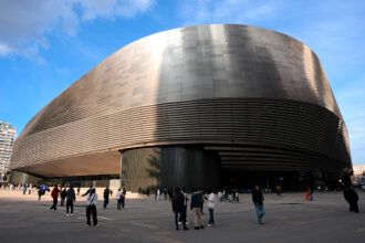 Il nuovo stadio Santiago Bernabeu di Madrid