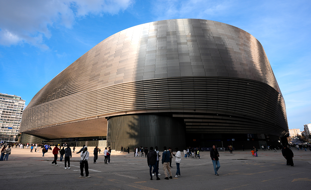 Il nuovo stadio Santiago Bernabeu di Madrid