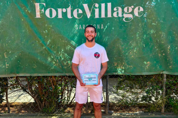 Giuseppe La Vela con il titolo ITF M25 di S. Margherita di Pula