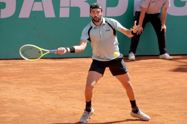 Matteo Berrettini nel torneo di Cagliari 2026