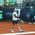 Michele Ribecai sorridente al Challenger di Napoli