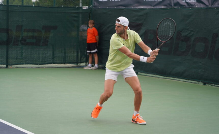 Raul Brancaccio nel torneo di Villena 2025