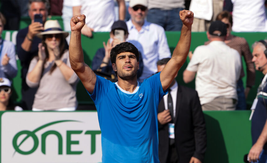 Carlos Alcaraz a Montecarlo nel 2026
