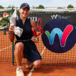 Maria Timofeeva dopo il titolo a Chiasso