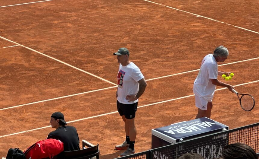 Fabrizio Zeppieri e Jacopo Vasamì al Foro Italico
