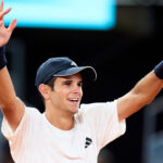 Rafa Jodar esulta nel serale del Masters 1000 di Madrid 2026