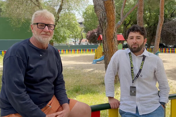 Fabio Chiappini e Pietro Corso durante l'intervista di Spazio Tennis