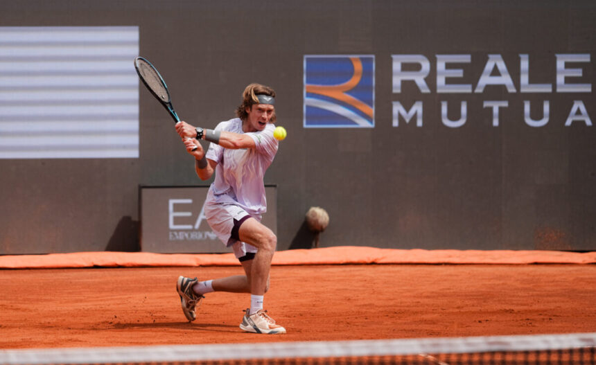 Andrey Rublev agli Internazionali d'Italia 2026