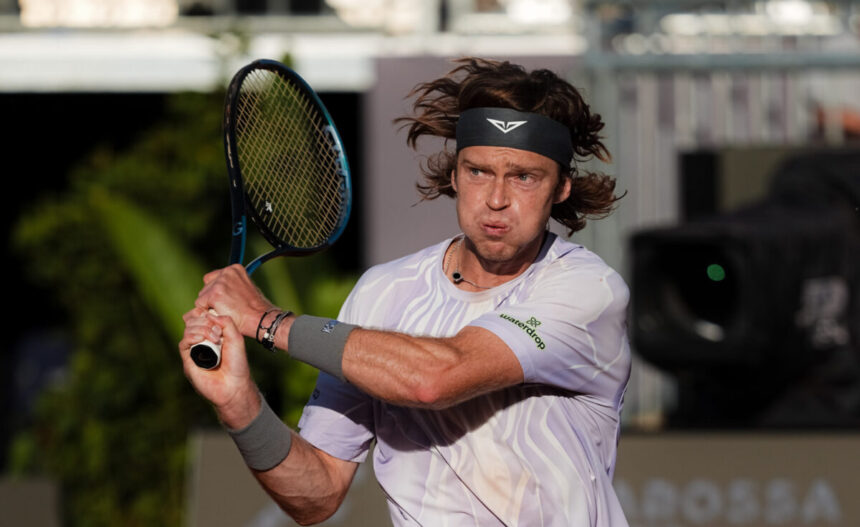 Andrey Rublev agli Internazionali d'Italia 2026