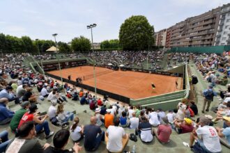 Il campo centrale del Tc Milano A. Bonacossa - Foto Francesco Panunzio