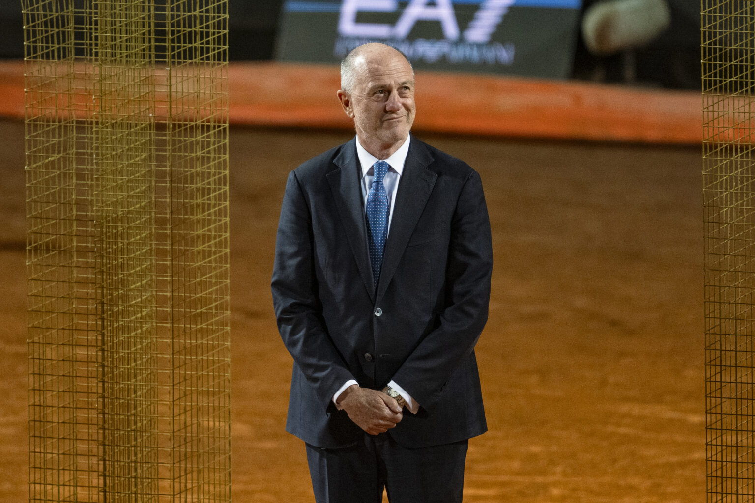 Il presidente FITP Angelo Binaghi agli Internazionali d'Italia 2026
