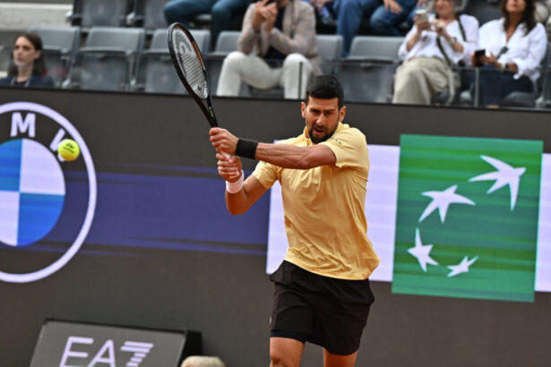 Novak Djokovic agli Internazionali d'Italia 2026