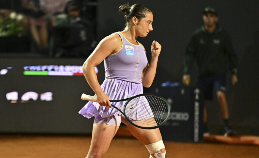 Elisabetta Cocciaretto agli Internazionali d'Italia 2026