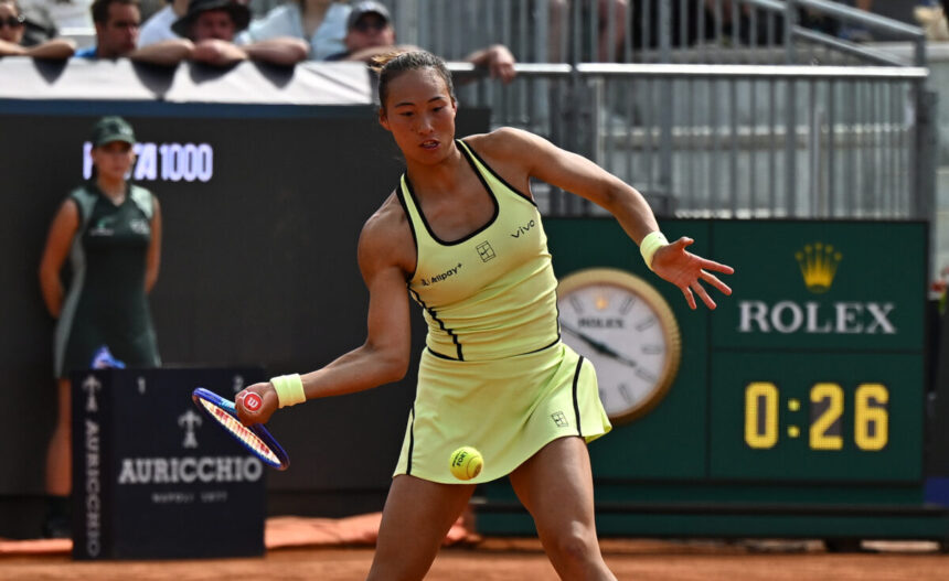 Qinwen Zheng agli Internazionali d'Italia 2026