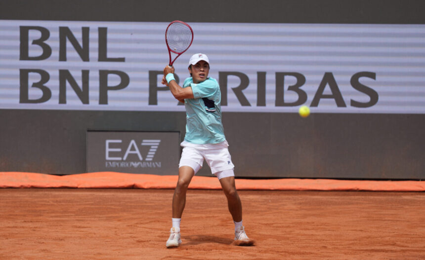 Brandon Nakashima agli Internazionali d'Italia 2026