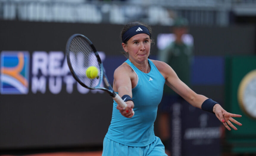 Nikola Bartunkova agli Internazionali d'Italia 2026