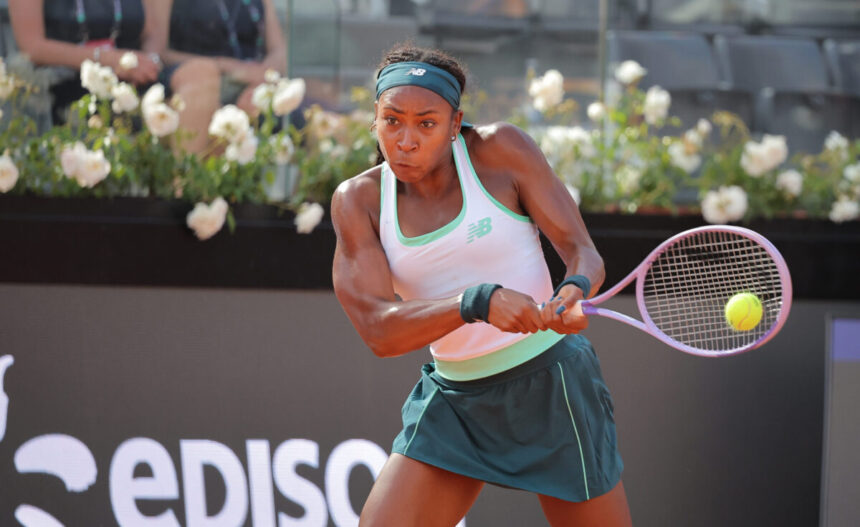 Coco Gauff agli Internazionali d'Italia 2026